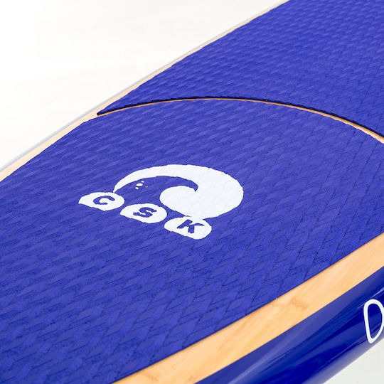 SCK BAMBOO Onyx 10'6'' Bambus SUP Board mit Länge 3.2m Blau