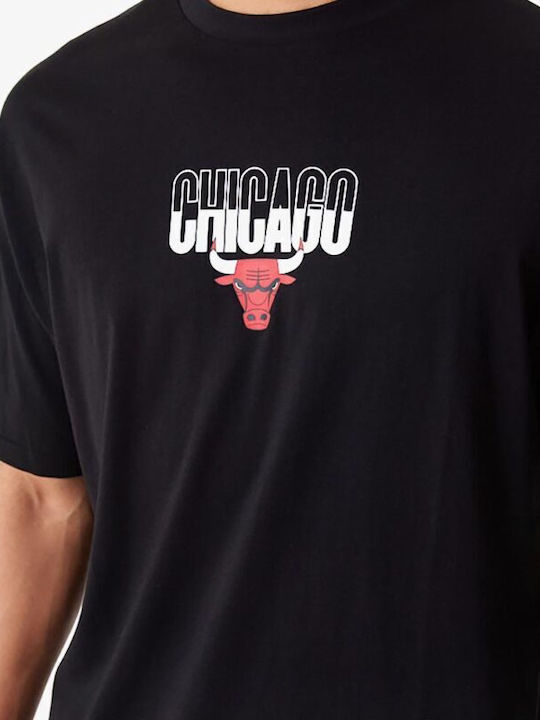 New Era Chicago Men's Athletic T-shirt Short Sleeve Black