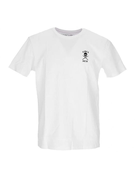 Circa Al50 Skull Men's Short Sleeve T-shirt White