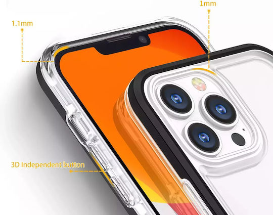 Hurtel Back Cover Plastic / Silicone 1.1mm Transparent (Galaxy A03)