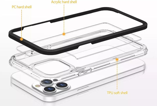 Hurtel Umschlag Rückseite Kunststoff / Silikon 1.1mm Transparent (Galaxy A03)