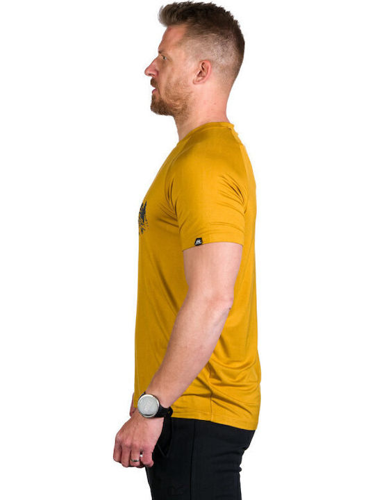 Tricou cu uscare rapidă pentru bărbați Northfinder Josh Galben auriu