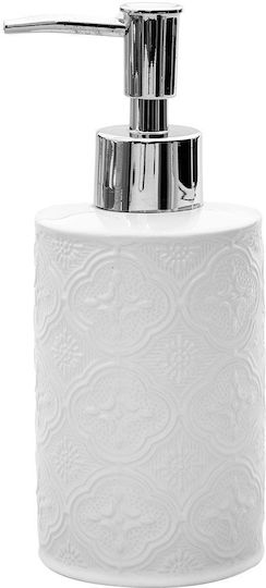 Αντλια Σαπουνιου Boho Πορσελανης 320ml Λευκη Αντλια Σαπουνιου Boho Πορσελανης 320ml Λευκη