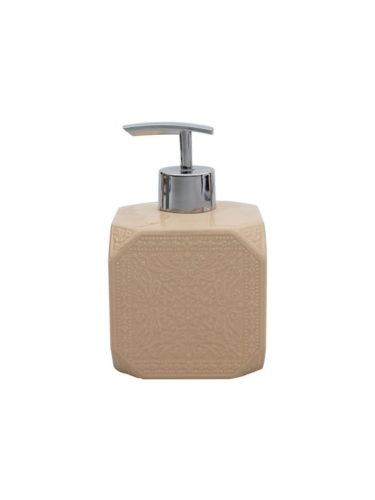 Estia Feng Shui Tabletop Ceramic Dispenser Beige 460ml