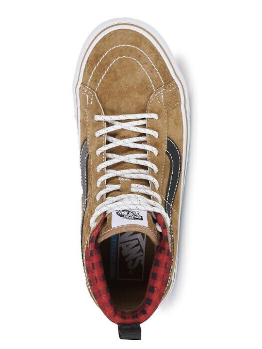 Sk8-hi Mte-1 Plaid Boots Plaid Brown / Black