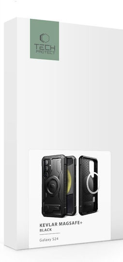 Tech-Protect Back Cover Aramid Fiber Μαύρο (Galaxy S24)