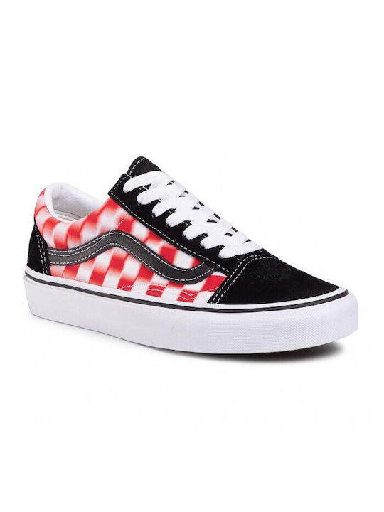 Vans Old Skool Bărbați Sneakers True White / Red