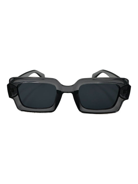 V-store Sunglasses with Black Plastic Frame and Black Lens 3763