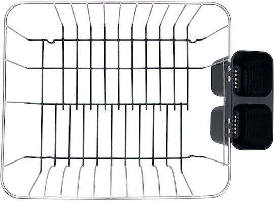 Homely Sink Strainer Metallic Silver 30x35x15cm