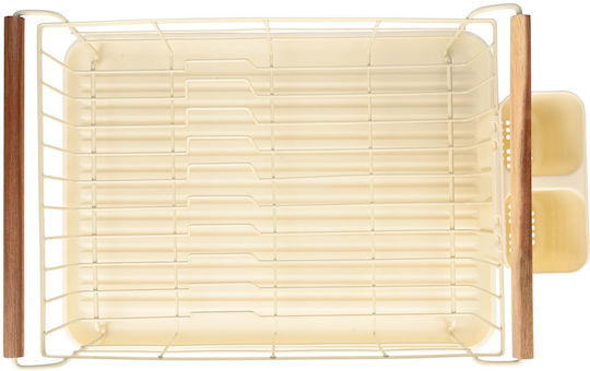 Estia Allure Στραγγιστήρι Νεροχύτη Μεταλλικό Μπεζ 43x32x20cm