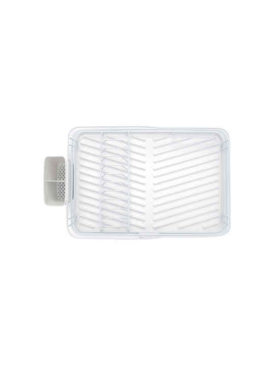 Homely Metallic White Sink Strainer 30.7x43.3x10.5cm