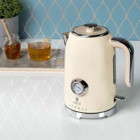 Estia Retro Epoque Kettle 1.7lt 2200W Beige