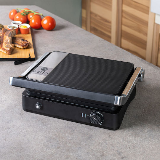 Estia Sandwich Maker Grill with Removable Plates 2000W Black