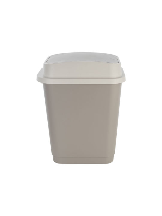 Estia Waste Bin Waste Plastic Gray 25lt 1pcs