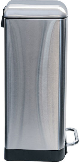 Estia Soft Close Waste Bin Made of Stainless Steel with Inox Matte Pedal 30lt