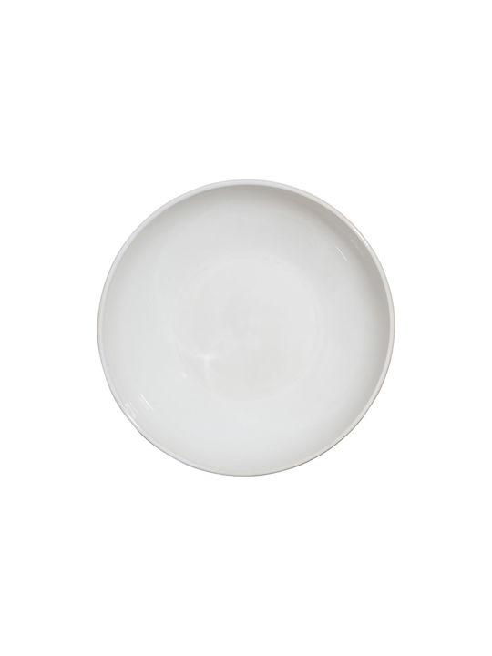 Estia Ceramic Salad Bowl White 26x26x8.5cm