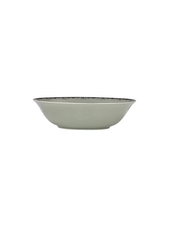 Estia Pearl Salatieră din Porțelan Gri 23x23cm 1buc