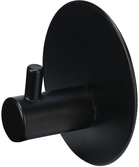 Estia Άγκιστρο Μπάνιου Μονό ​5.2x5.2cm Μαύρο