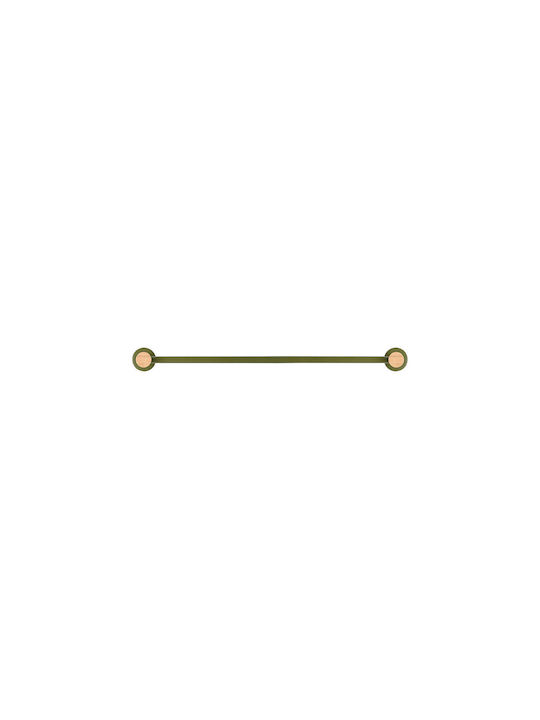 Estia Bamboo Essentials Calea ferată de Baie Simplă De Perete ​65.4x5.2cm Olive Green