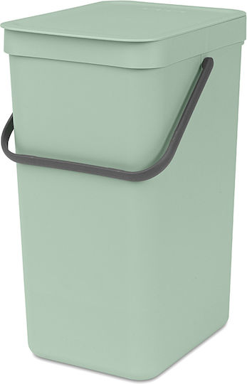 Brabantia Sort & Go Кошче Отпадъци Пластмасов Зелен 16лт 1бр Brabantia Sort & Go Кошче Отпадъци Пластмасов Зелен 16лт 1бр