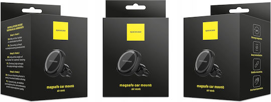 Spacecase Auto Handyhalterung mit Magnet MagSafe Schwarz