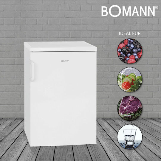 Bomann Ψυγείο Συντήρησης 133lt Υ88.8xΠ59.3xΒ57.5εκ. Λευκό VS 2195.1