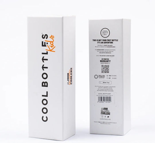 Cool Bottles Sticlă pentru copii Termos NBA Oțel Inoxidabil cu Pai Space Rockets 260ml
