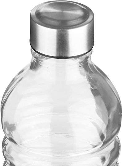 Glass Bottle 1250ml Metal Lid
