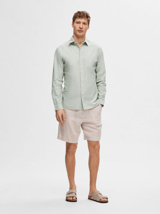 Selected Men's Shirt Linen Green