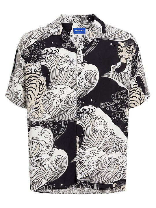 Jack & Jones Men's Shirt Short Sleeve .moonlight