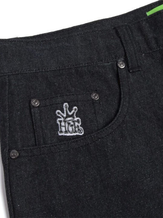 Workman Pantaloni scurți bărbați Jeans Denim negru