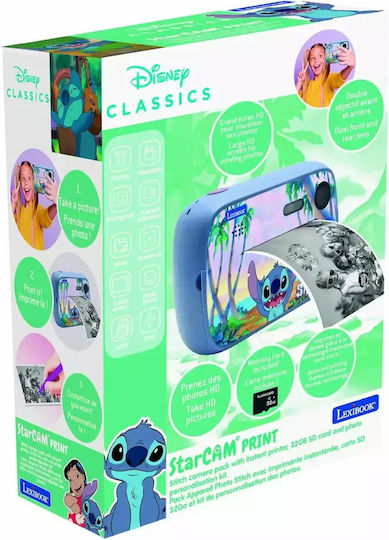 Lexibook Stich Children's Camera 12MP with Thermal Printing Blue