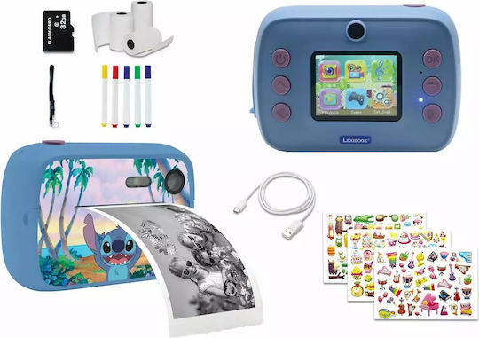 Lexibook Stich Children's Camera 12MP with Thermal Printing Blue