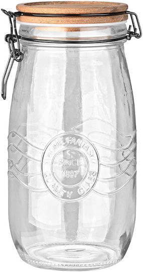 Estia ALLURE Lebensmittelglas mit luftdichtem Deckel Glas Transparent 2000ml 1 Stück Estia ALLURE Lebensmittelglas mit luftdichtem Deckel Glas Transparent 2000ml 1 Stück