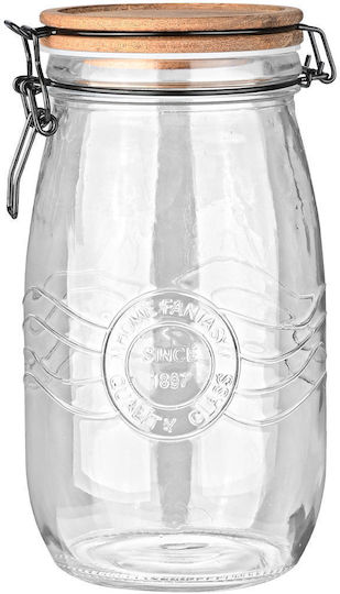 Estia ALLURE Lebensmittelglas Allgemeine Verwendung mit luftdichtem Deckel Glas Transparent 1500ml Estia ALLURE Lebensmittelglas Allgemeine Verwendung mit luftdichtem Deckel Glas Transparent 1500ml