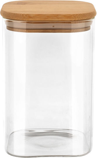 Estia Essentials Vase Allgemeine Verwendung mit Deckel Glas Transparent 950ml Estia Essentials Vase Allgemeine Verwendung mit Deckel Glas Transparent 950ml