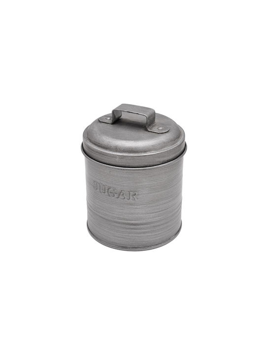 Estia Box for Sugar with Airtight Lid Metallic Silver 1000ml