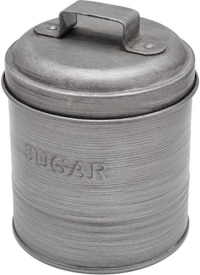 Estia Box for Sugar with Airtight Lid Metallic Silver 1000ml