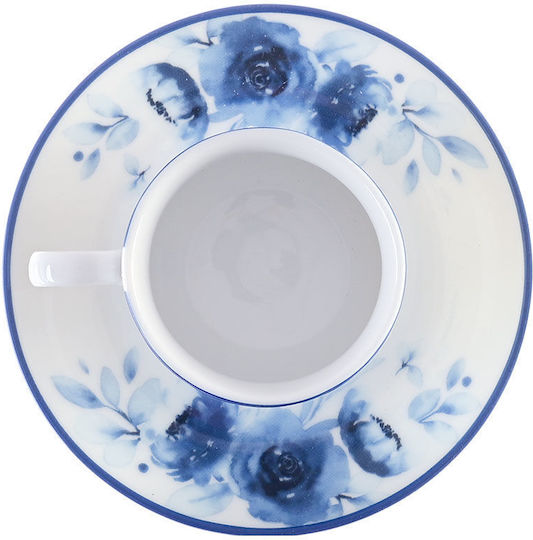 Estia Blue Rose Φλιτζάνι Καφέ Estia Blue Rose Φλιτζάνι Καφέ
