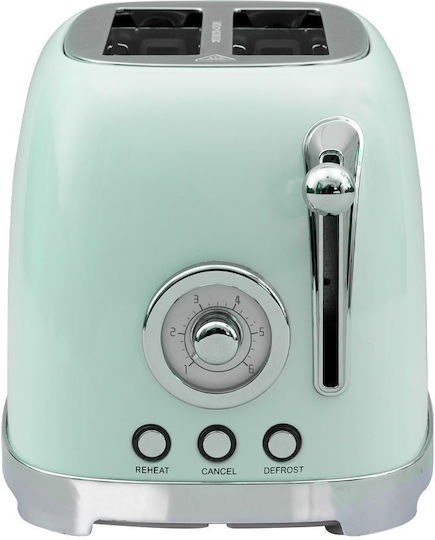 Estia Retro Epoque Toaster 2 Slots 815W Green