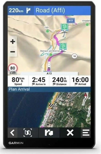 Garmin 10" Display GPS Device Camper with Wi-Fi / Bluetooth and Card Slot