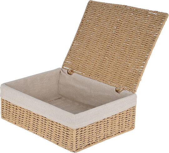 Estia Botanica Wooden Storage Box with Lid Beige 32x24x12cm 1pcs