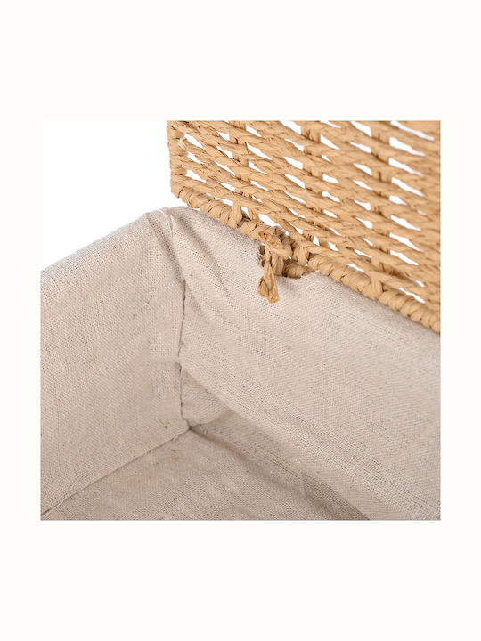 Estia Botanica Wooden Storage Box with Lid Beige 32x24x12cm 1pcs