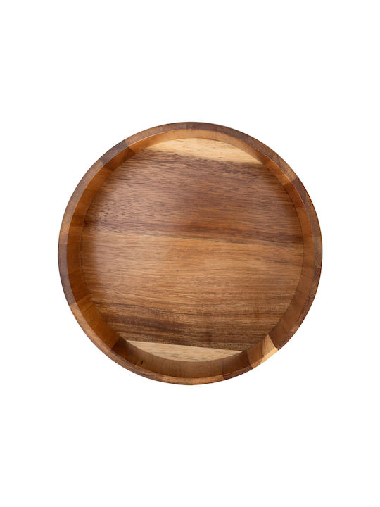 Estia Fruit Bowl Wooden Brown 30x30x9cm