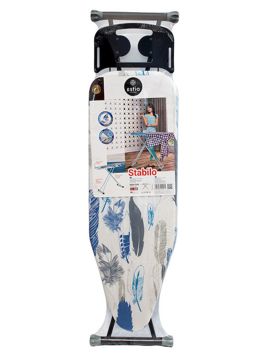 Estia Stabilo Ironing Board for Steam Iron Foldable Mutlicolour 120x42x75cm