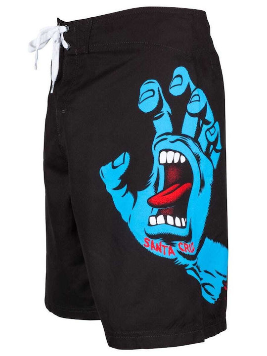 Santa Cruz Screaming Hand Herren Badebekleidung Shorts Black