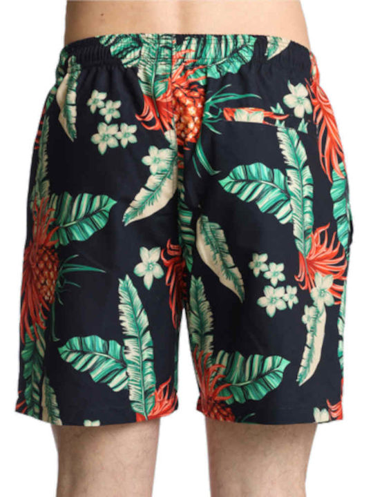 Men's Swimwear Shorts Black with Patterns