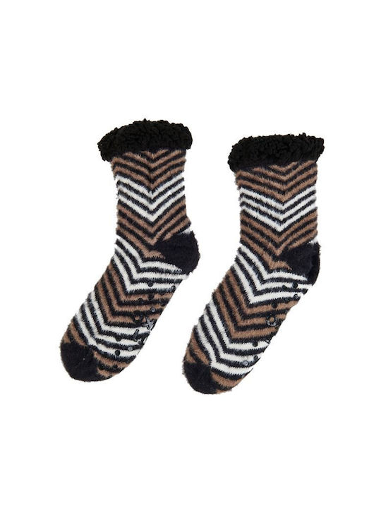 Mitsuko Men's Patterned Socks BLACK