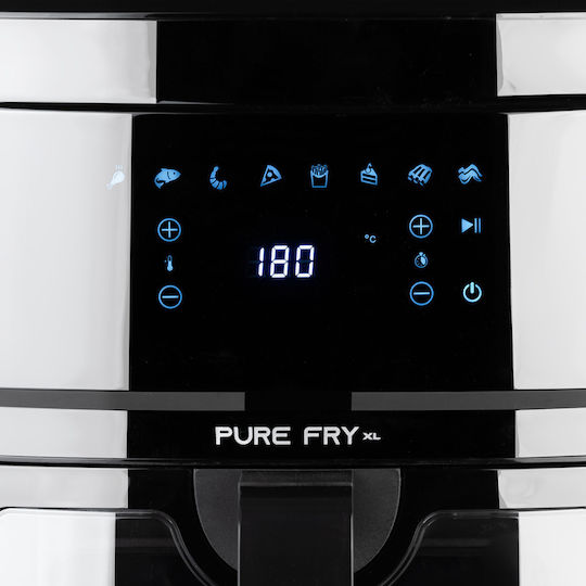 Estia Pure Fry Xl Friteuză cu aer 9.1lt Negru