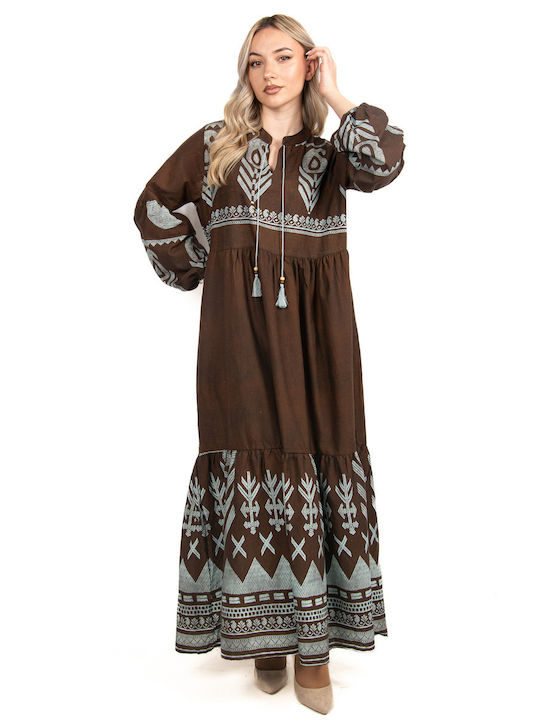 Dress Caryatid Brown